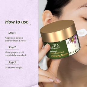 Bio-Retinol Youth Radiance Anti-Ageing Sleeping Mask (Night Crème) - Moisturizing night cream for youthful skin