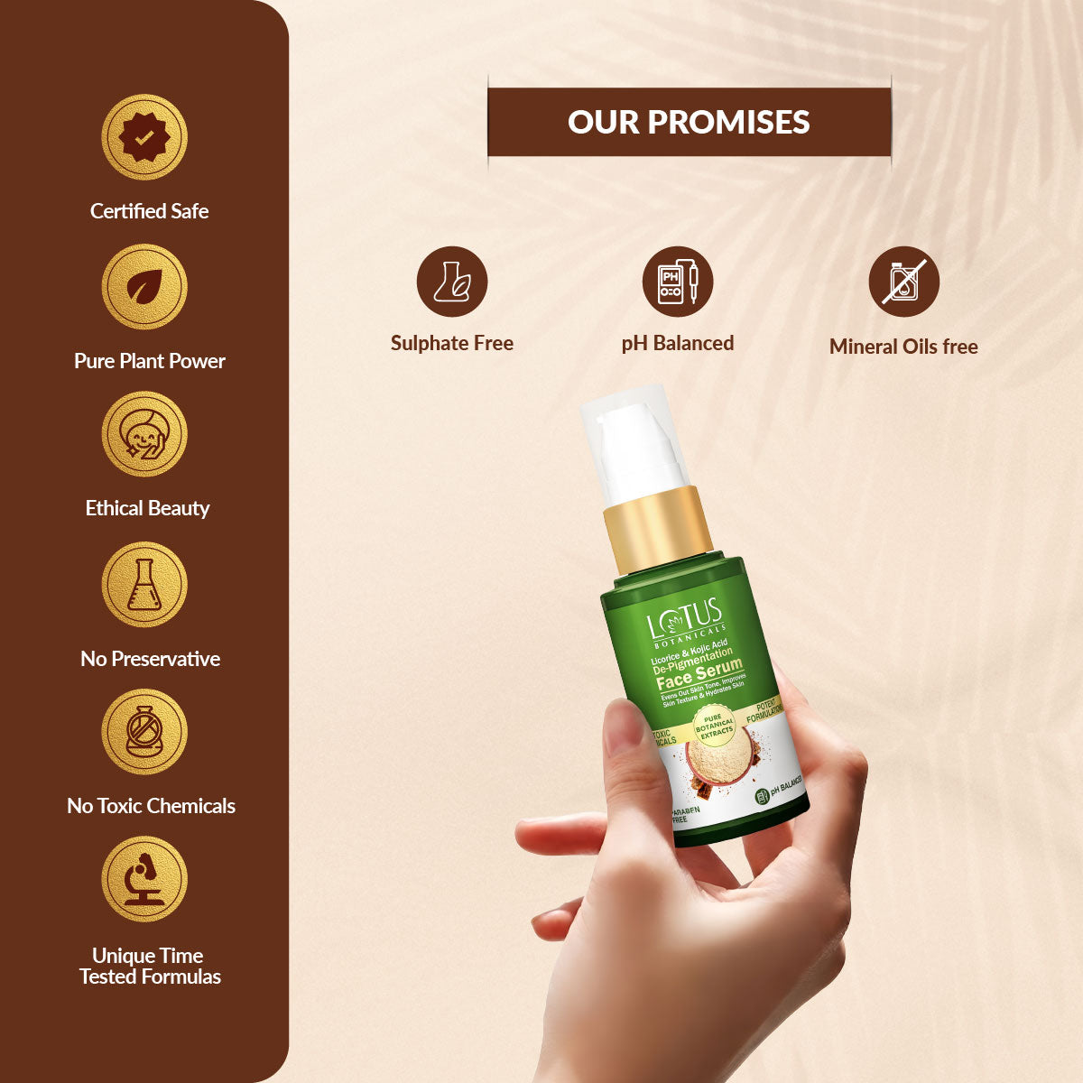 Licorice and Kojic Acid De-Pigmentation Face Serum