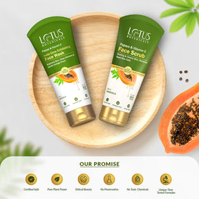 Lotus Botanicals Papaya & Vitamin E Glow Boosting Duo