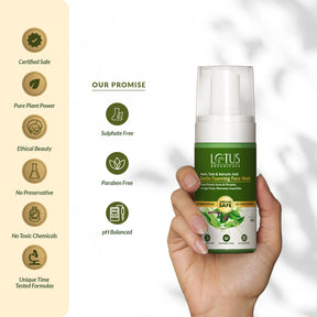 Neem Tulsi Salicylic Acid Face Wash - Gently Cleanses and Purifies Skin