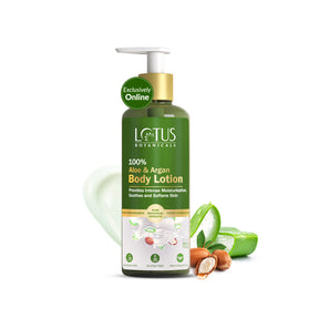 100% Aloe & Argan Body Lotion