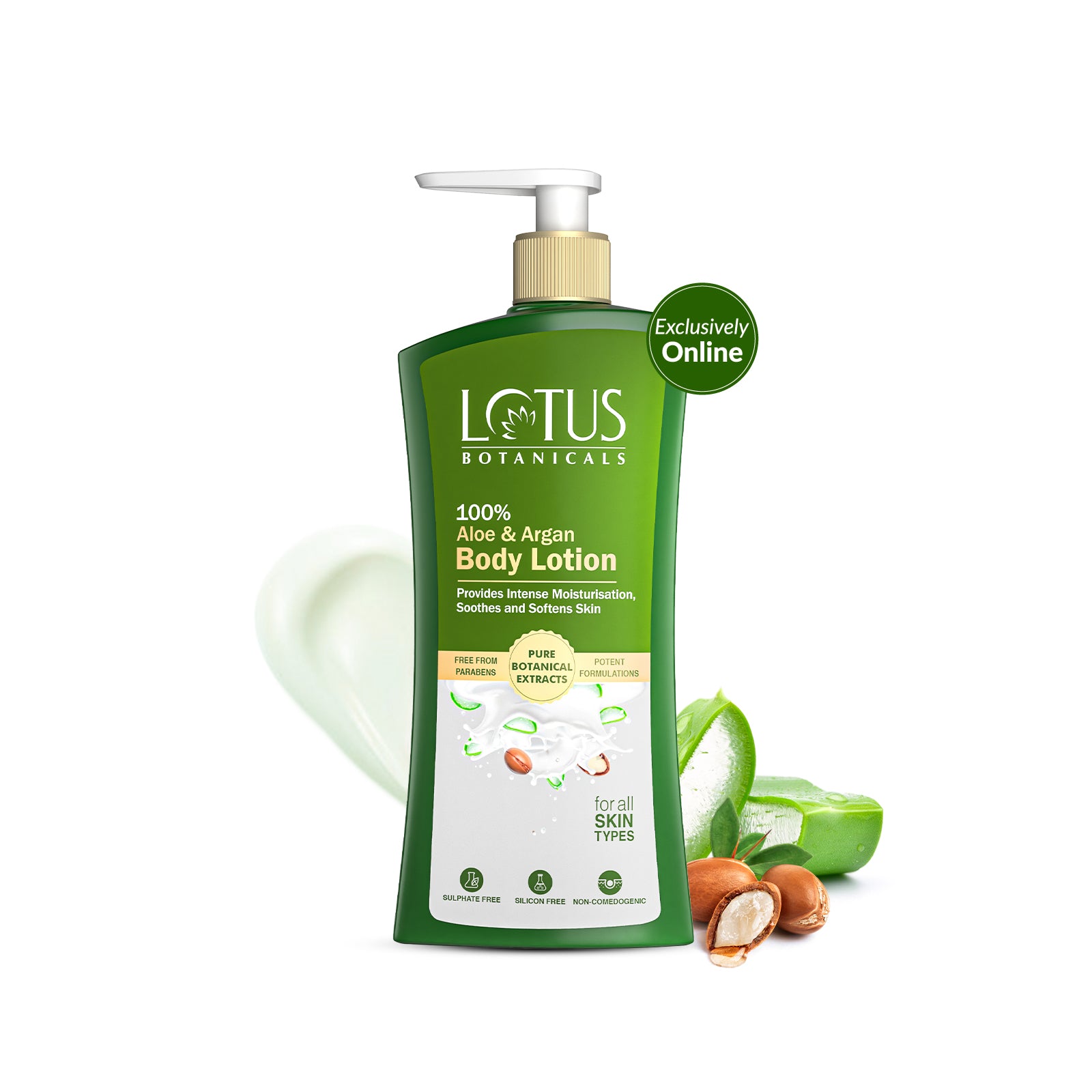 100% Aloe & Argan Body Lotion