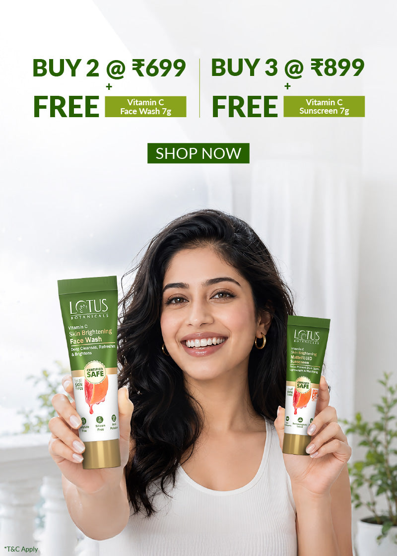 🎁🎁  Buy 2 @ ₹699 + Vitamin C FaceWash 7g, Buy 3 @₹899 + Vitamin C Sunscreen 7g 🎁🎁
