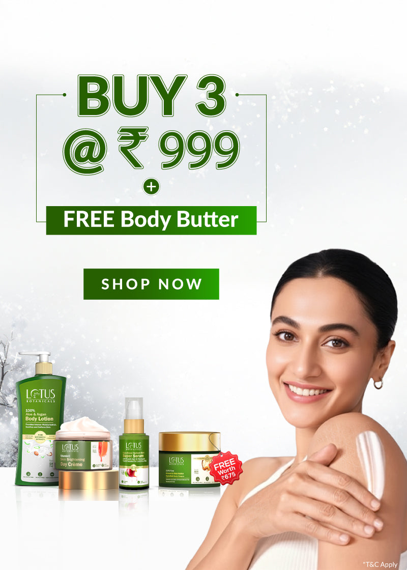 🎁Buy 3 AT 999 + FREE Almond & Shea Butter Body Cream Worth ₹675🎁
