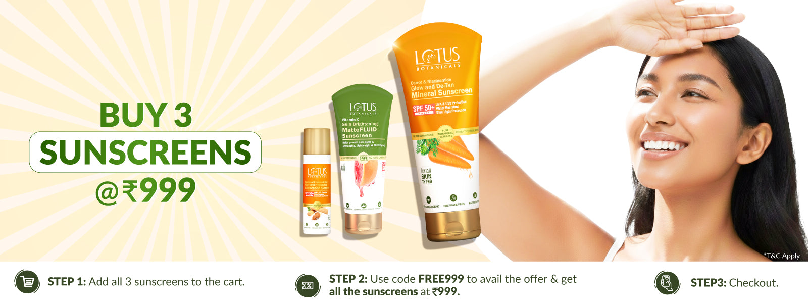 Sunscreen offer