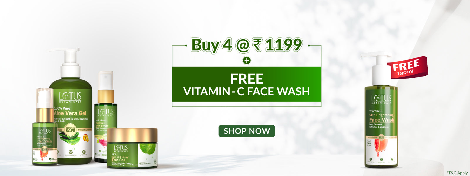 🎁Buy 4 AT 1199 + FREE Vitamin C Facewash🎁