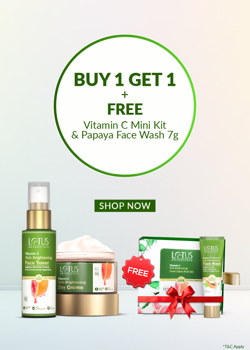 🎁BUY 1 GET 1 + FREE Vitamin C Mini Kit + Papaya Facewash 7g  worth Rs 298🎁
