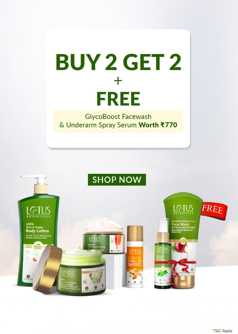 🎁BUY 2 GET 2 + FREE GlycoBoost Facewash & Underarm Spray Serum worth Rs 770🎁