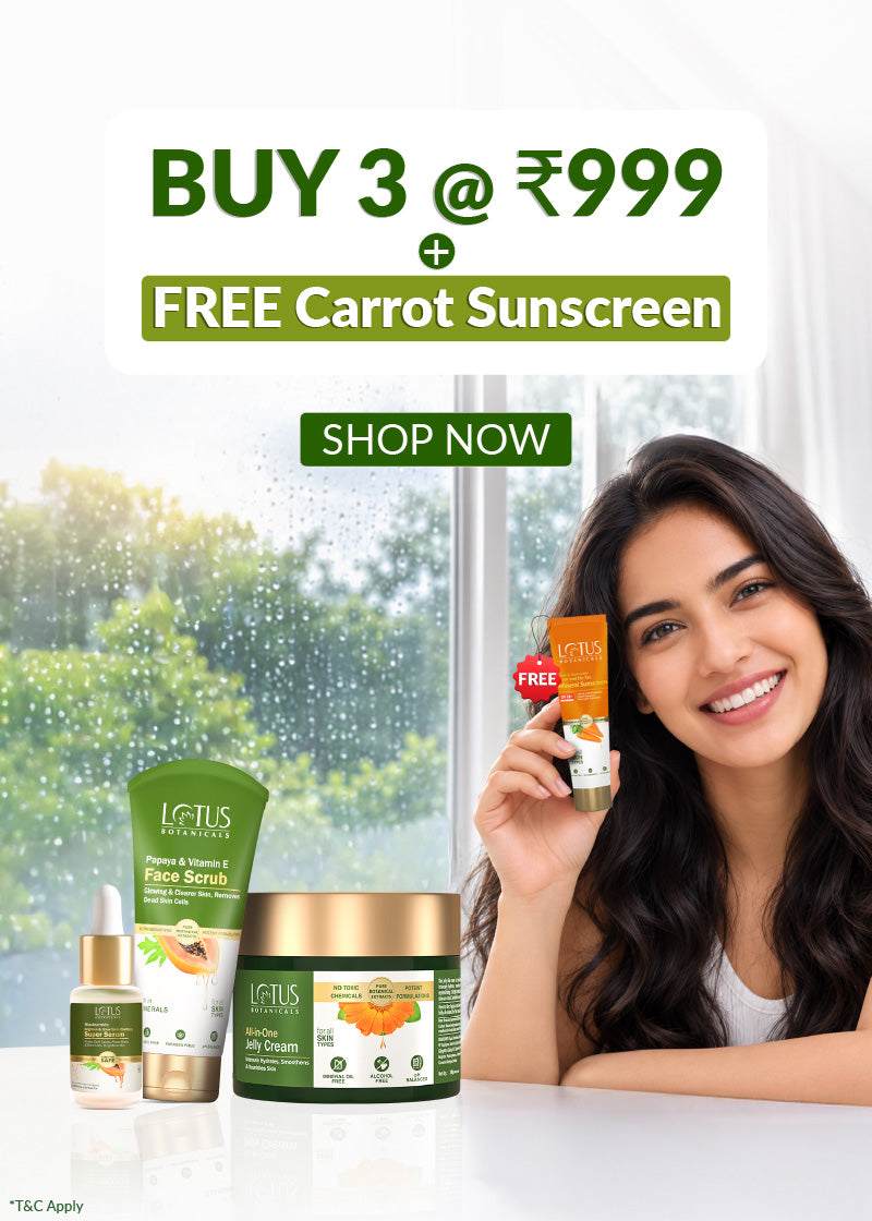 🎁🎁  Buy 3 @ ₹999 + Carrot Sunscreen 🎁🎁