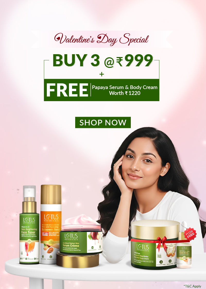 🎁BUY 3 AT ₹999 + FREE Papaya Serum & Almond & Shea Body Cream Worth ₹1220🎁
