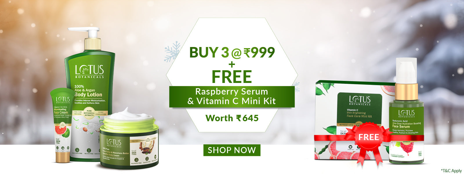 🎁Buy 3 AT 999 + FREE Raspberry Serum + Vitamin C Mini Kit🎁