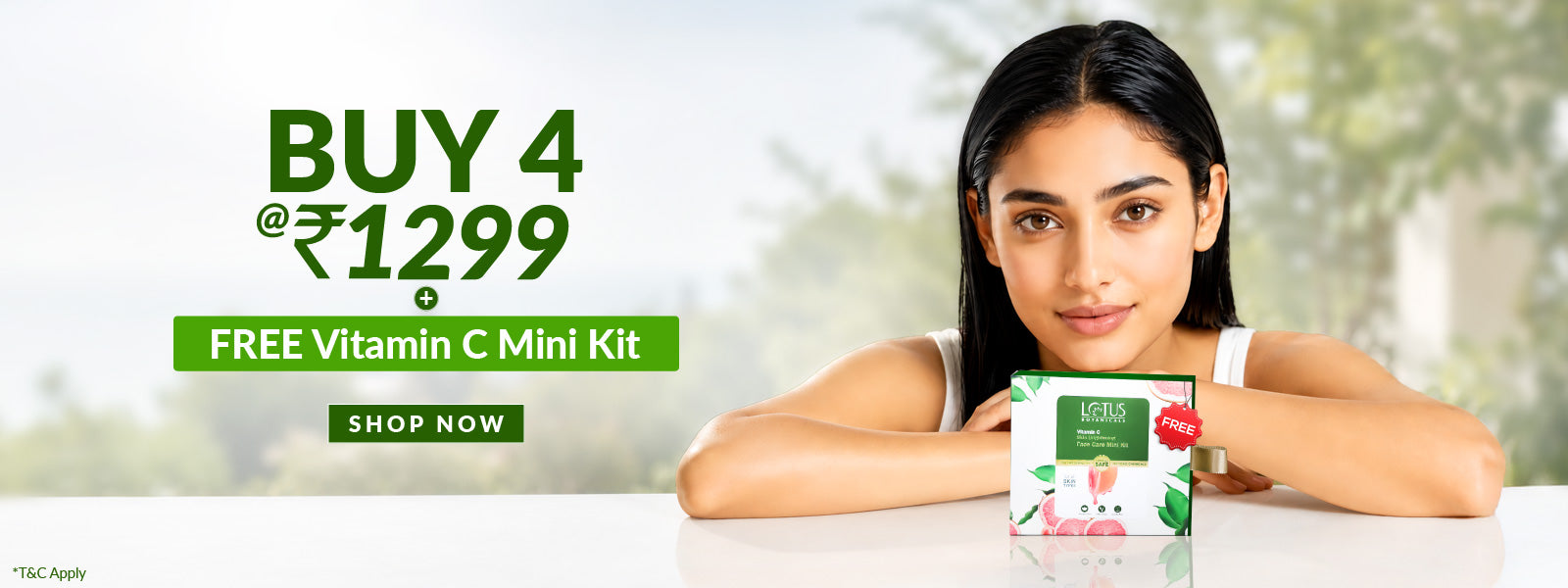 🎁🎁 Buy Any 4 Products at ₹1299 FREE Vitamin C Mini Kit 🎁🎁