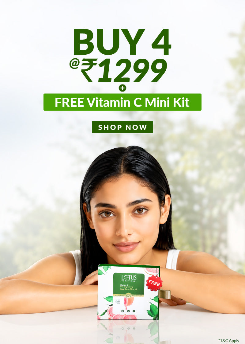 🎁🎁 Buy Any 4 Products at ₹1299 FREE Vitamin C Mini Kit 🎁🎁
