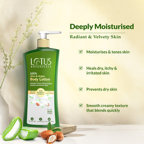 100% Aloe & Argan Body Lotion