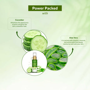 Cucumber & Aloe Vera  Pore Tightening Face Toner