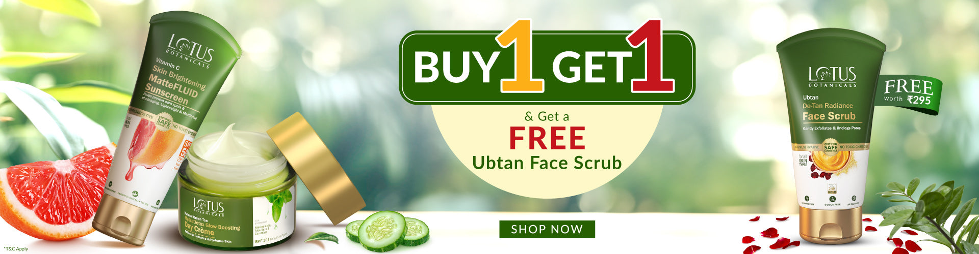 Buy1 Get 1 Free + FREE Ubtan Face Scrub