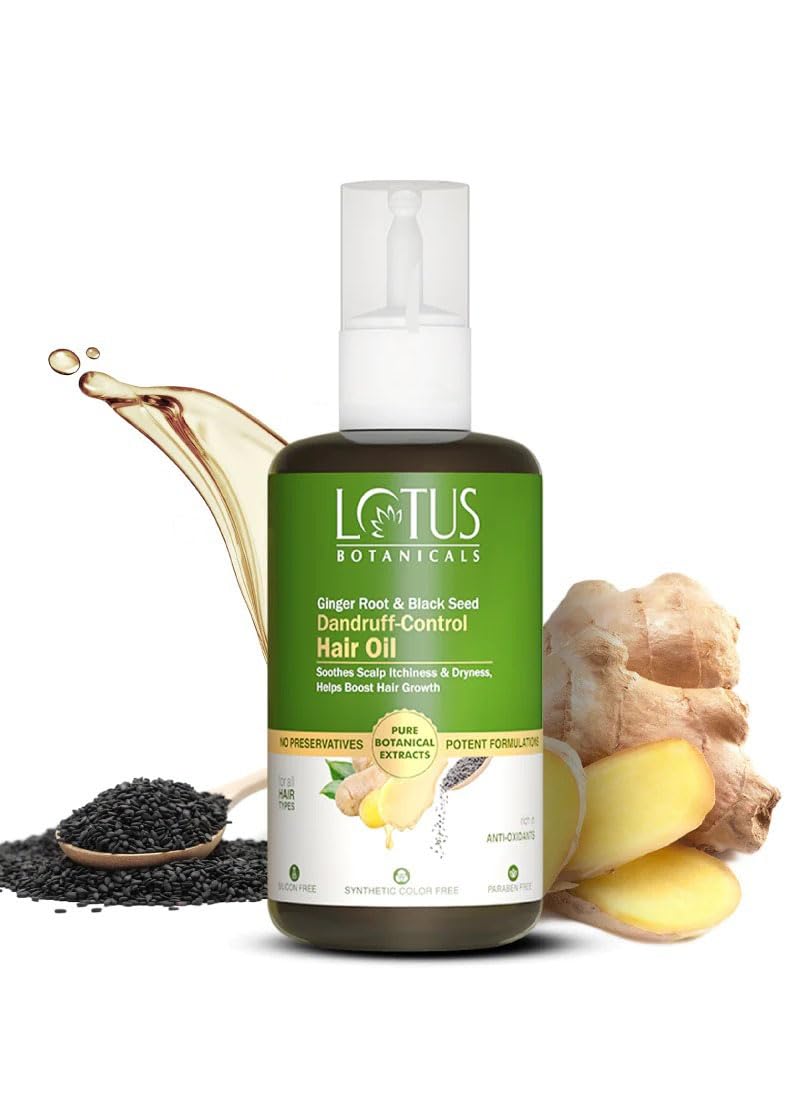 Ginger Root & Black Seed Dandruff Control Hair Oil