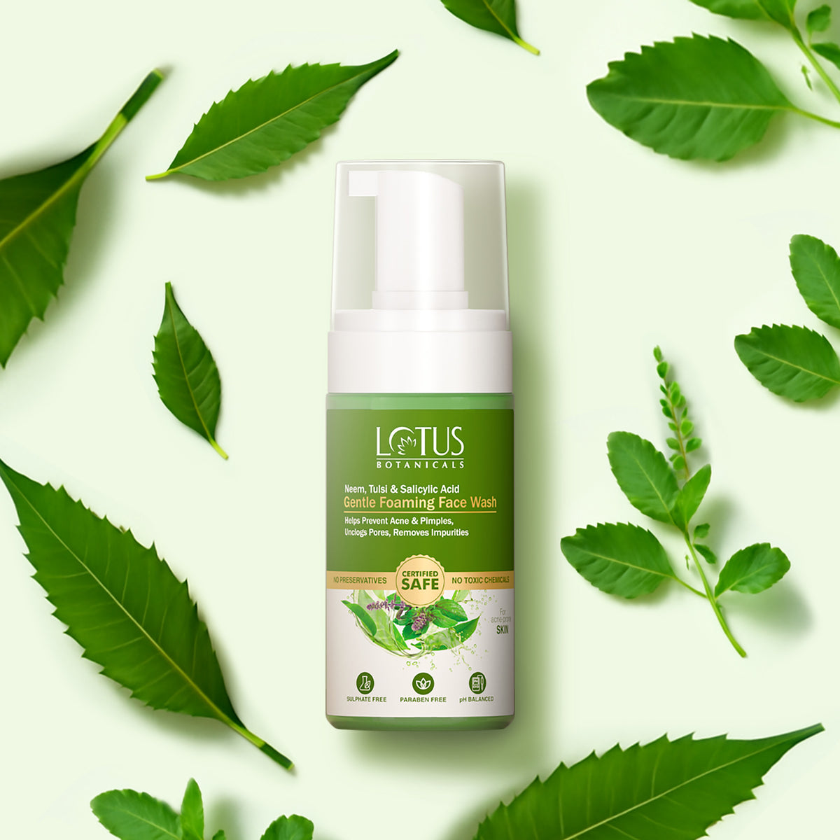 Neem & Tulsi Gentle Foaming Face Wash