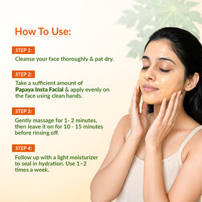 Papaya & Niacinamide Insta Facial