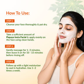 Papaya & Niacinamide Insta Facial