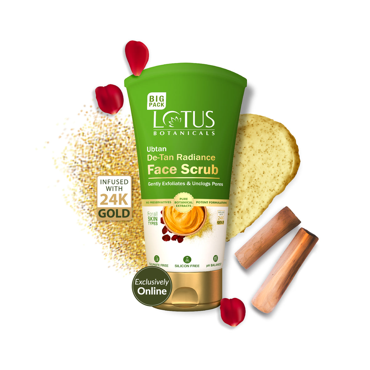 Ubtan De-Tan Radiance Face Scrub