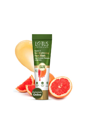 Sampler Pack of Vitamin C Skin Brightening Face Wash - Exfoliating Citrus Formula for a Radiant Complexion